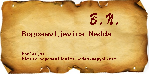 Bogosavljevics Nedda névjegykártya
